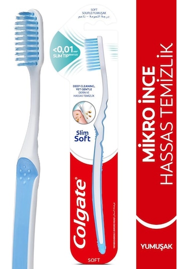 Colgate Slim Soft Mikro İnce Diş Fırçası Soft