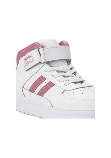 Slazenger NICOLA I Çocuk Cırt Cırtlı Beyaz / Pembe Günlük Spor Ayakkabısı