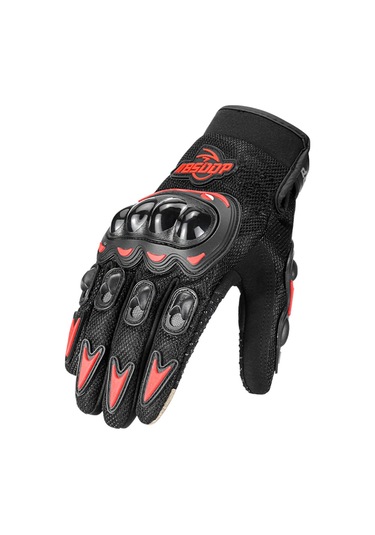 Bsddp 1 Çift Kaymaz Anti-Damla Nefes Tam Parmak Dokunmatik Ekran Motosiklet - Bisiklet Eldiveni