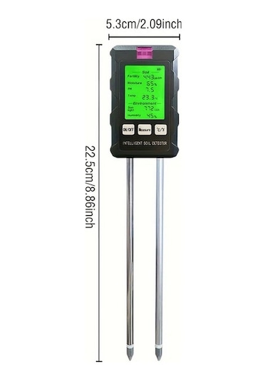 Motion003 6'sı 1 Arada Toprak Analiz Metre Nem Ph Işık Sıcaklık Testi 6'da 1 Toprak Testi