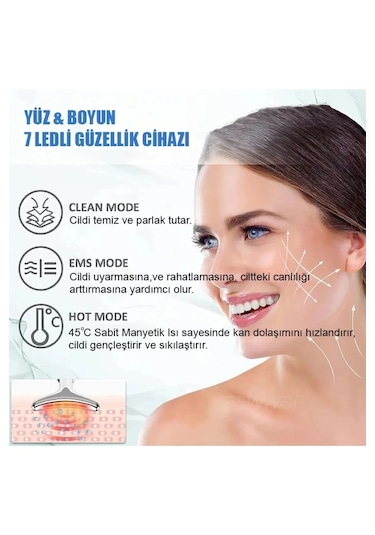 Enshall YZ-01 Boyun Ve Yüz Kırşıklık Giderici 3 Programlı Ems Güzellik Cihazı﻿﻿