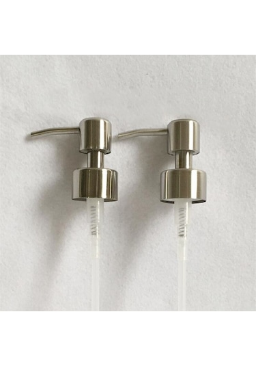 304 Paslanmaz Çelik El Sıvı Sabun Pompalı Dağıtıcı Kafa Memesi Banyo Mutfak İçin Köpük Sabun Şampuan Dispenseri Aksesuarları