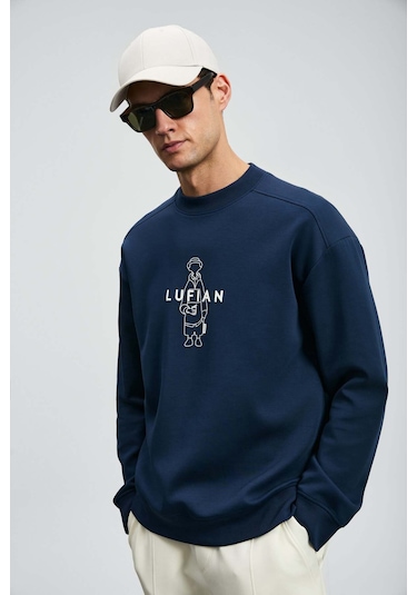 Lufian Simba Lacivert Erkek Sweatshirt 112030175 Lacivert