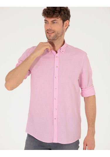 Pierre Cardin Erkek Pembe Desenli Gömlek 50265119-vr041 Pembe Pierre Cardin Erkek Pembe Desenli Gömlek 50265119-vr041 Pembe