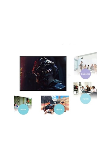 Novahub 72 Katlanabilir Projeksiyon Perdesi - Sinema Toplantı İçin Mükemmel Ekran Kalitesi