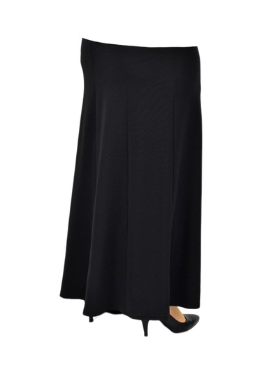 Kadın Kumaş Lastikli Kemer Balık Model Etek Bgl-st04204 Siyah