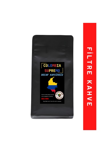 Beanland Coffee Decaf Kafeinsiz Colombia Supremo Filtre Kahve 100 G
