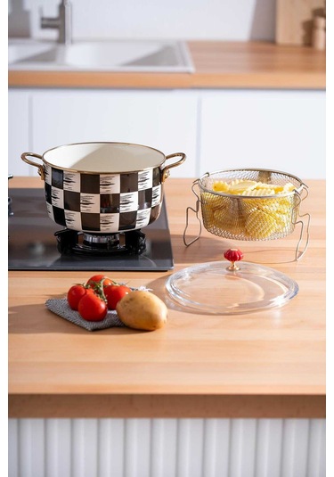 Qualita King Emaye Fritöz Tencere - 22 Cm Diğer