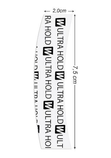 Walker Tape Ultra Hold Protez Saç Bandı 36 Adet (C) 2 CM X 7.5 CM