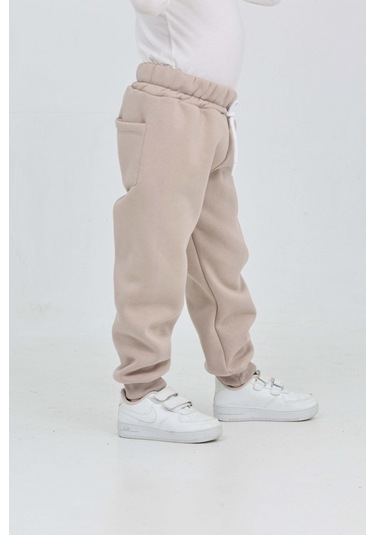 Toontoy Erkek Çocuk T Nakışlı Eşofman Alt Bej