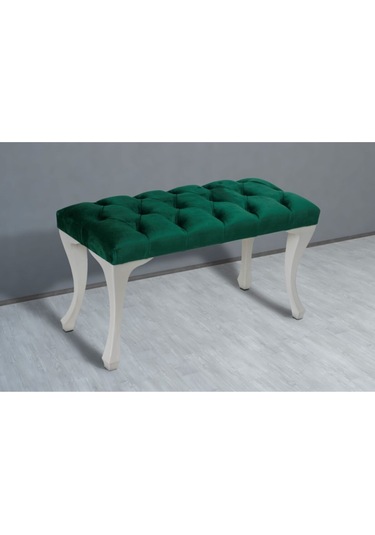Yeşil Chester Model Babyface Kumaş Bench&koltuk&tabure&pofuduk Yatak Odası Takımı Ucu&önü Puff