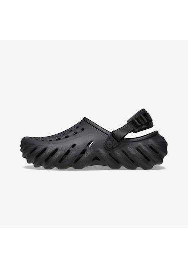 Crocs Echo Unisex Siyah Terlik Düz 207937 Siyah