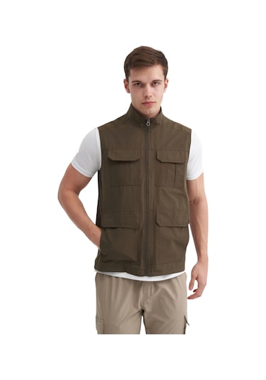 Cazador Erkek Avcı Yeleği Caz 1012 Haki