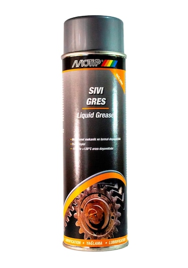 Büyük Boy 500ml Sıvı Gres Yağ Sprey - Şeffaf