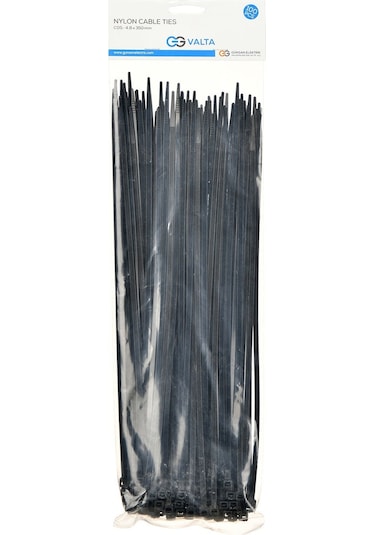 Günsan Siyah 100'lü Kablo Bağı (15cm x 3.5mm)
