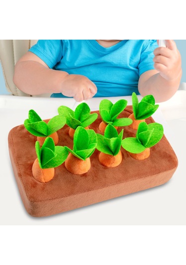 Suntek Oyunu Gelişimsel Eğitsel Çekme Motor 8-adet-havuç