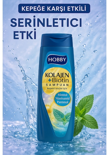 Kepekli Saçlar Için Şampuan Kolajen Mentol&pantenol 480 Ml