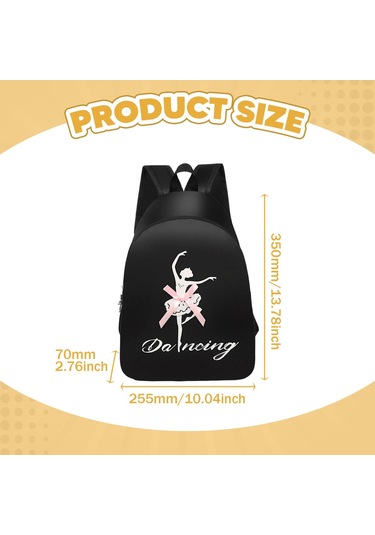 Suntek Bale Dans Sırt Çantası Sevimli Çocuk Seyahatleri İçin Siyah