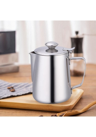 Suntek Süt Köpürtme Sürahi Dökme Sürahisi Kahve Ev Bar 1500-ml