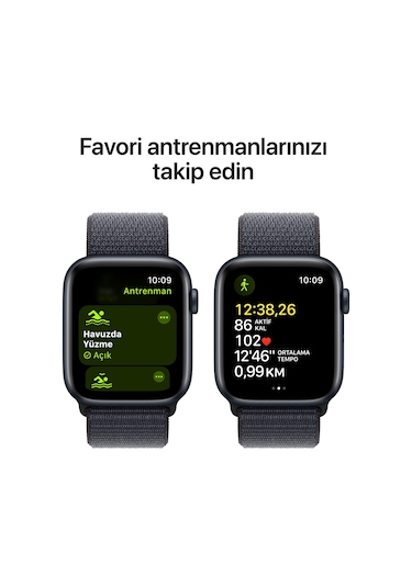 Apple Watch SE GPS 40 MM Alüminyum Kasa Spor Loop Akıllı Saat (Apple Türkiye Garantili)