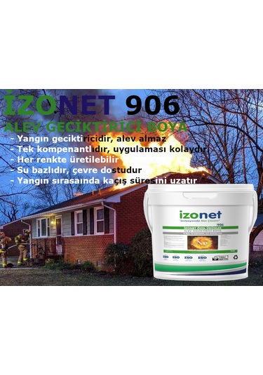 İzonet 906 Alev Geciktirici 18 Kg