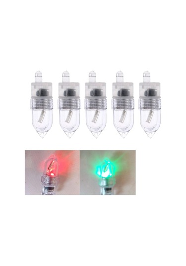 Dolıty 5 Set Deniz Sazan Kaba Gece Floresan Olta Ucu Led Açık Çok Renkli