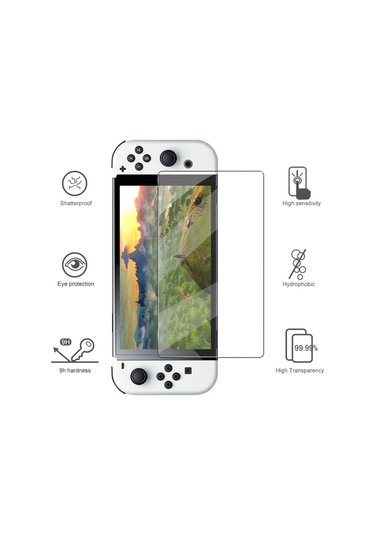 Nintendo Switch Oled Ekran Koruyucu 9h Nano Temperli Cam