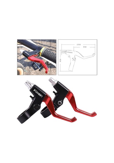 Suntek Çocuk Fren Kolu Güvenilir Hafif Gidon Frenler Kırmızı