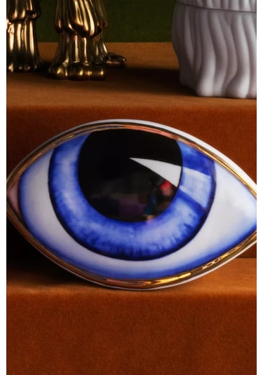 Lito Eye Paperweight, 24k Altın-porselen