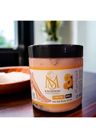 Ms Kalsedon Professoinal Kayısı Aromalı Vücut Peeling 800 G