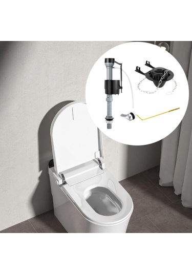 Suntek Yan Girişli Tuvalet Rezervuarlarının Değiştirilmesi Siyah T4201