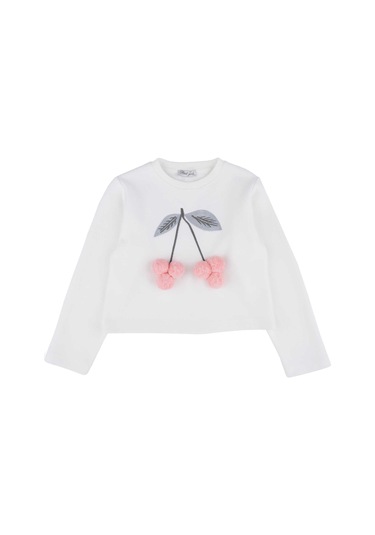 Bestkids Kız Çocuk Kiraz Desenli Sweatshirt 6-14 Yaş 001