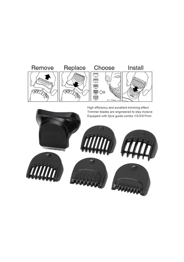 Braun Series 3 İçin Elektrikli Tıraş Makinesi Sakal Düzeltme Başlığı, 1 Adet Sakal