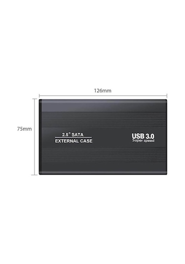 Wozlo 2.5 Hdd Kutusu Usb 3.0 Harici Harddisk Ssd Kutu - Alüminyum Gövde - Micro Usb 3.0 Giriş
