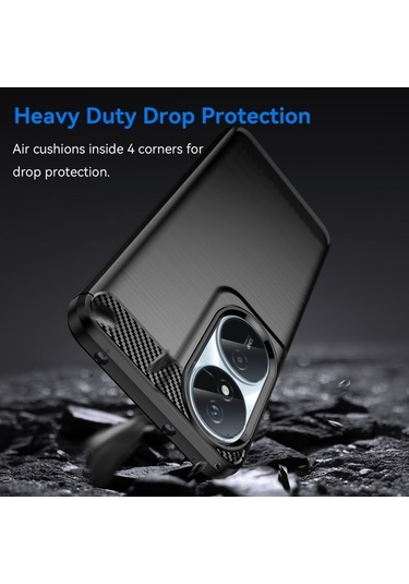 Willowhaven Honor 90 Smart Için Fırçalanmış Dokulu Tpu Kılıf