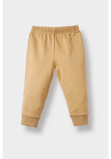 Defacto Erkek Bebek 2li Takım Baskılı Sweatshirt Eşofman Altı E8985a525aubg109 Bej