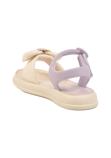 Lila Hafif Esnek Taşlı Kız Çocuk Sandalet 25y600-5 F LILA Lila Hafif Esnek Taşlı Kız Çocuk Sandalet 25y600-5 F LILA