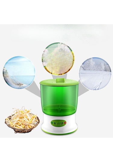 Suntek Tohum Sprouter Hanehalkı Hidroponik Çift-katmanlar