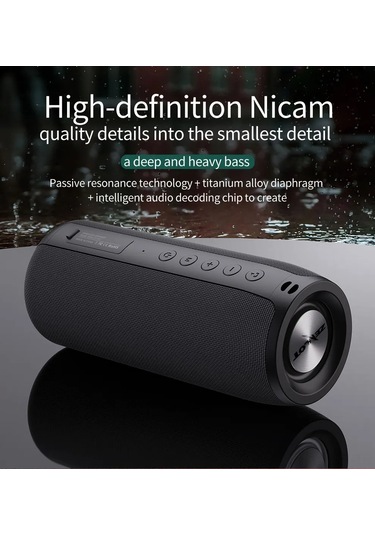 Singree "zealot S51 Kablosuz Bluetooth Hoparlör: Güçlü Bass, Su Geçirmez, 12 Saat Çalma Süresi İle Taşınabilir"