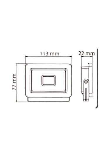 Horoz 068-008-0020 Pars-20 Led Projektör 20w Beyaz Işık