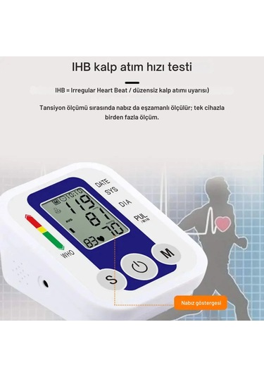 Shopytech Akıllı Üst Koldan Ölçer Tansiyon Aleti