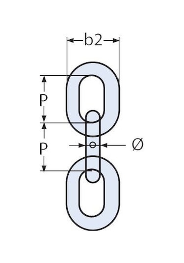 M8 Galvaniz Zincir. Tonoz Zinciri