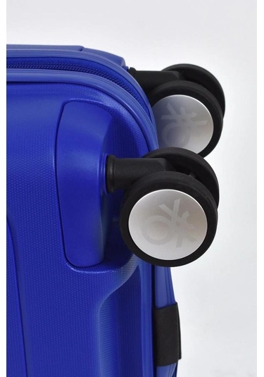 Benetton Büyük Boy %100 Polipropilen Valiz Mavi Bnt1000 Mavi