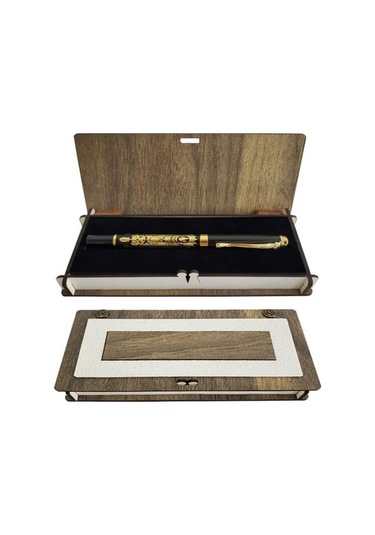 Kenpazar Kutulu Osmanlı Tuğralı Kalem Dekoratif Hediyelik