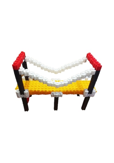 Tik Tak Yapı Blokları Eğtici Oyuncaklar - 500 Parça 6 Renk Blok Seti