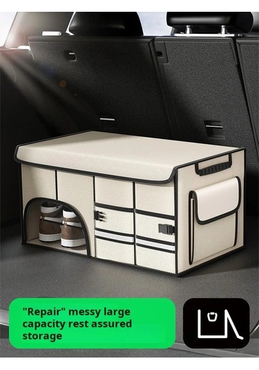 Araba Eldiven Bölmesi, Araba Organizatör, Araba Katlanabilir Açık Bej