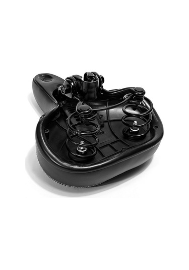 Jeemson Ergonomik Şok Emici Bisiklet Sırtlığı, Geniş Ve Yumuşak, Kolay Kurulum, Siyah, Çelik Malzeme Siyah