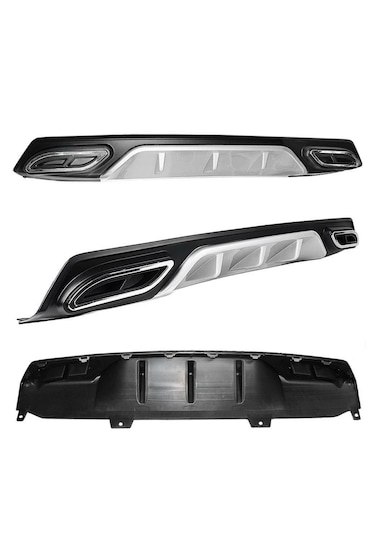 Civic Fc5 Difüzör Fc5 Amg Difizör Kare Egzoz Görünüm 2016-2021