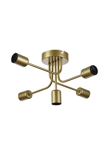 Pony Modern Tasarım Salon Mutfak Yatak Odası Eskitme Renk 5 Li Avize Diğer