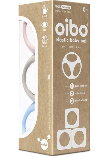 Moluk Oibo 3 Set - Pastel Ice Blue, Baby Pink, Beige